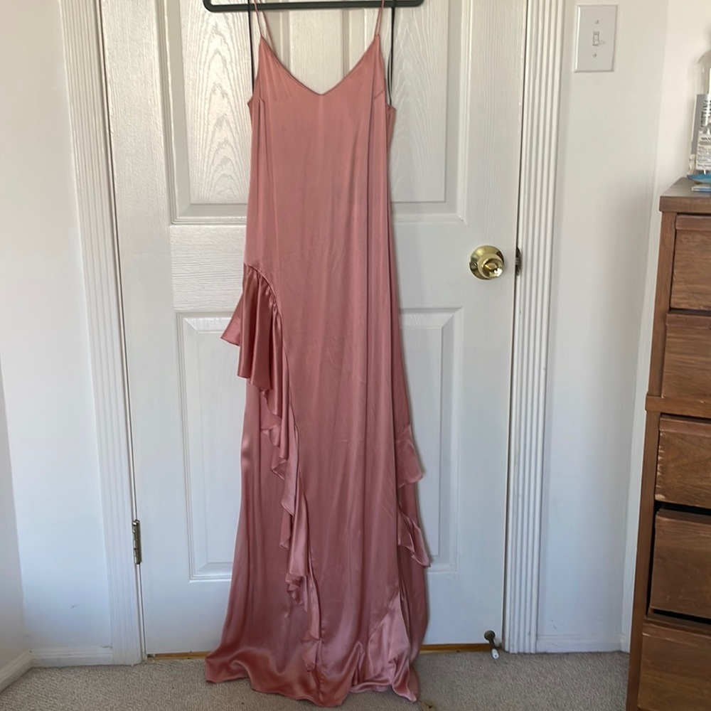 Reformation Angelica Ruffle dress